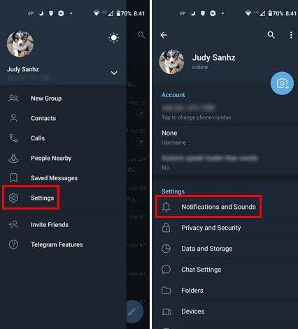 Comment changer le son de notification sur Telegram