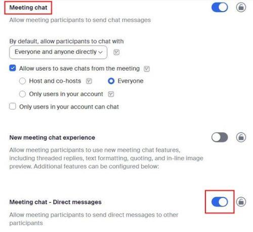 Cum să dezactivați chatul pentru o întâlnire Zoom