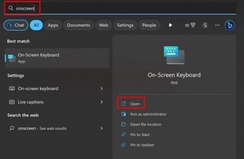 So aktivieren/deaktivieren Sie die Bildschirmtastatur für Windows 11