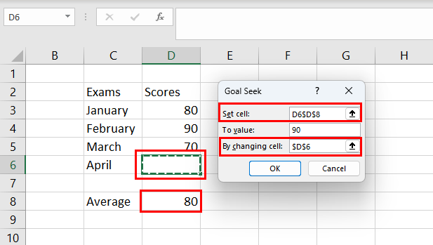Excel でゴール シークを使用する方法 (実際の例を使用)