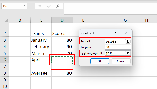 วิธีใช้ Goal Seek ใน Excel (พร้อมตัวอย่างในชีวิตจริง)