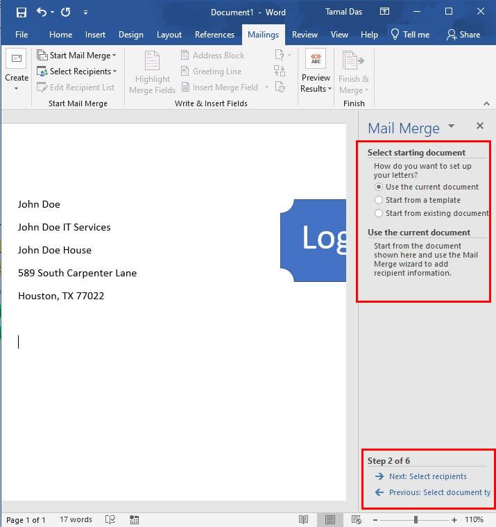 Cómo combinar correspondencia de Excel a Word de 2 maneras sencillas