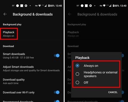 YouTube Premium: come disabilitare/abilitare la riproduzione in background