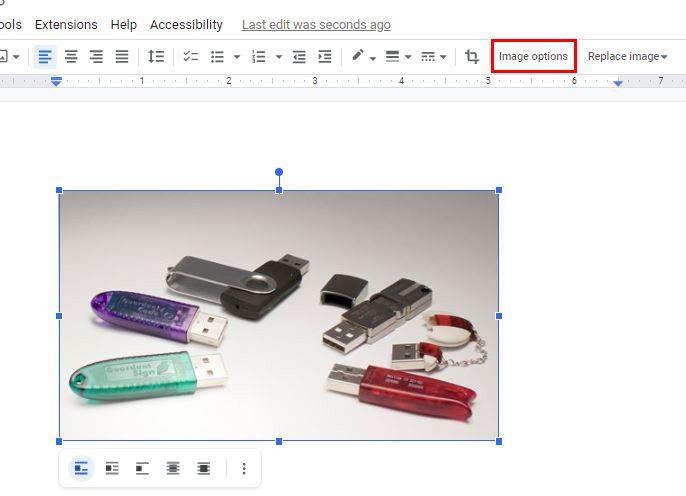 Google Docs: come inserire e ruotare e immagine