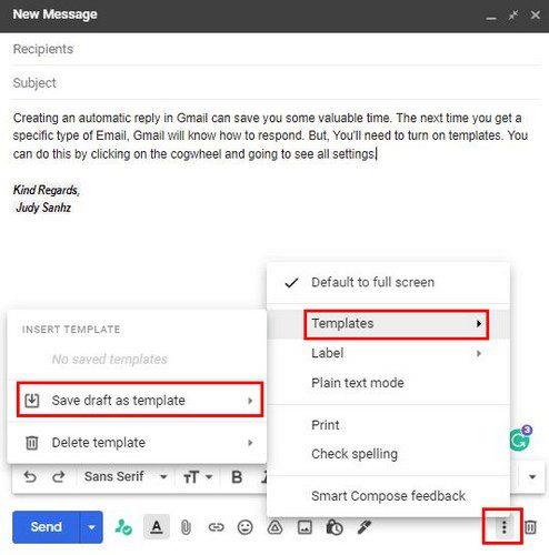 Gmail: كيفية إنشاء رد تلقائي وإضافته