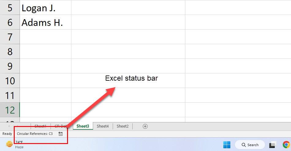 Hoe circulaire verwijzingen in Excel te vinden om foutieve gegevens te voorkomen