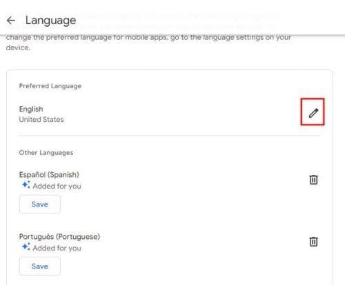 Documentos Google: como alterar o idioma