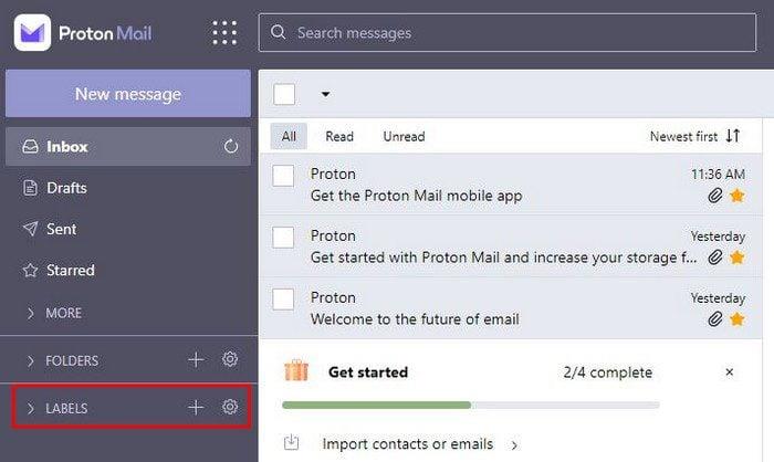 Comment créer un filtre ProtonMail