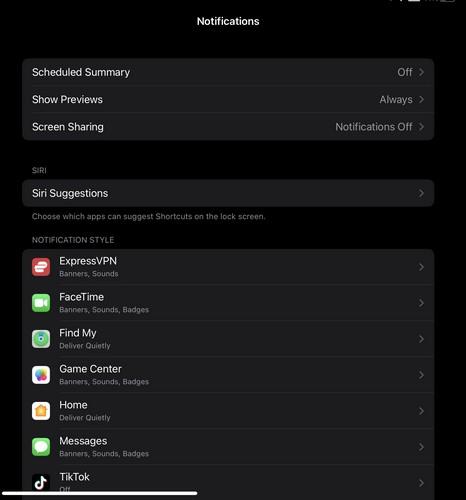 iPad で通知を管理する方法 – iPadOS 16