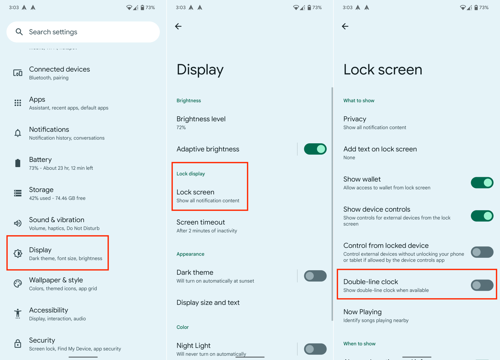 Você pode alterar o relógio da tela de bloqueio do Android 12?