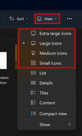 Windows 11: 이미지 축소판 크기를 변경하는 방법