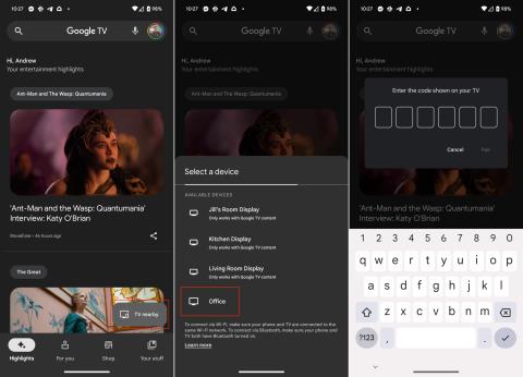 Cum să utilizați telefonul Android ca telecomandă Google TV