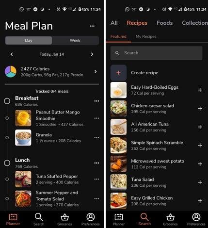 5 app gratuite e utili per unalimentazione sana per Android