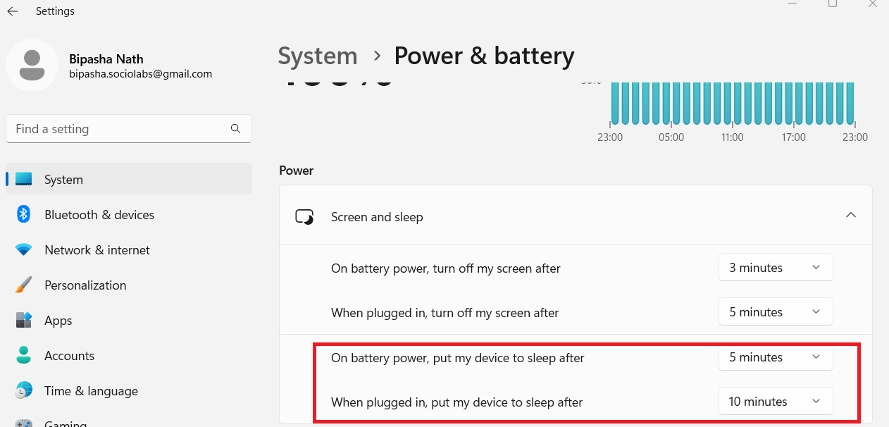 Windows 11: PC-ul nu va intra în modul Sleep