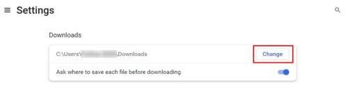 Chrome: Cum se schimbă folderul de descărcare implicit
