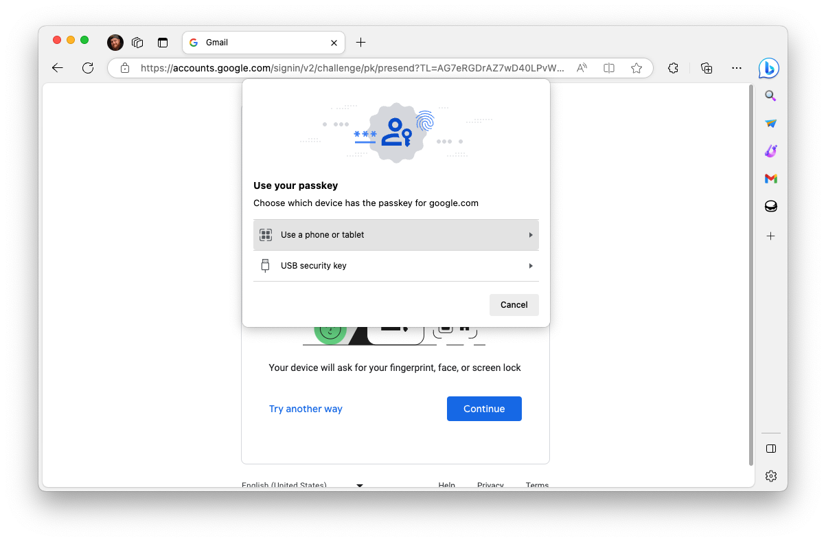 Cum să configurați și să utilizați o cheie de acces pentru contul dvs. Google