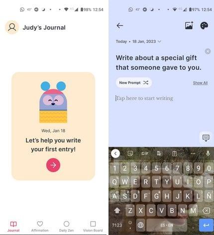 5 aplicativos de diário grátis e fantásticos para Android