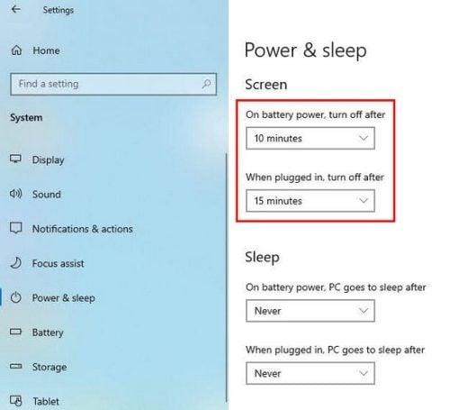 Windows 11,10 : 화면 시간 초과를 변경하는 방법