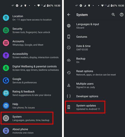 Cum să verificați actualizările pe Android