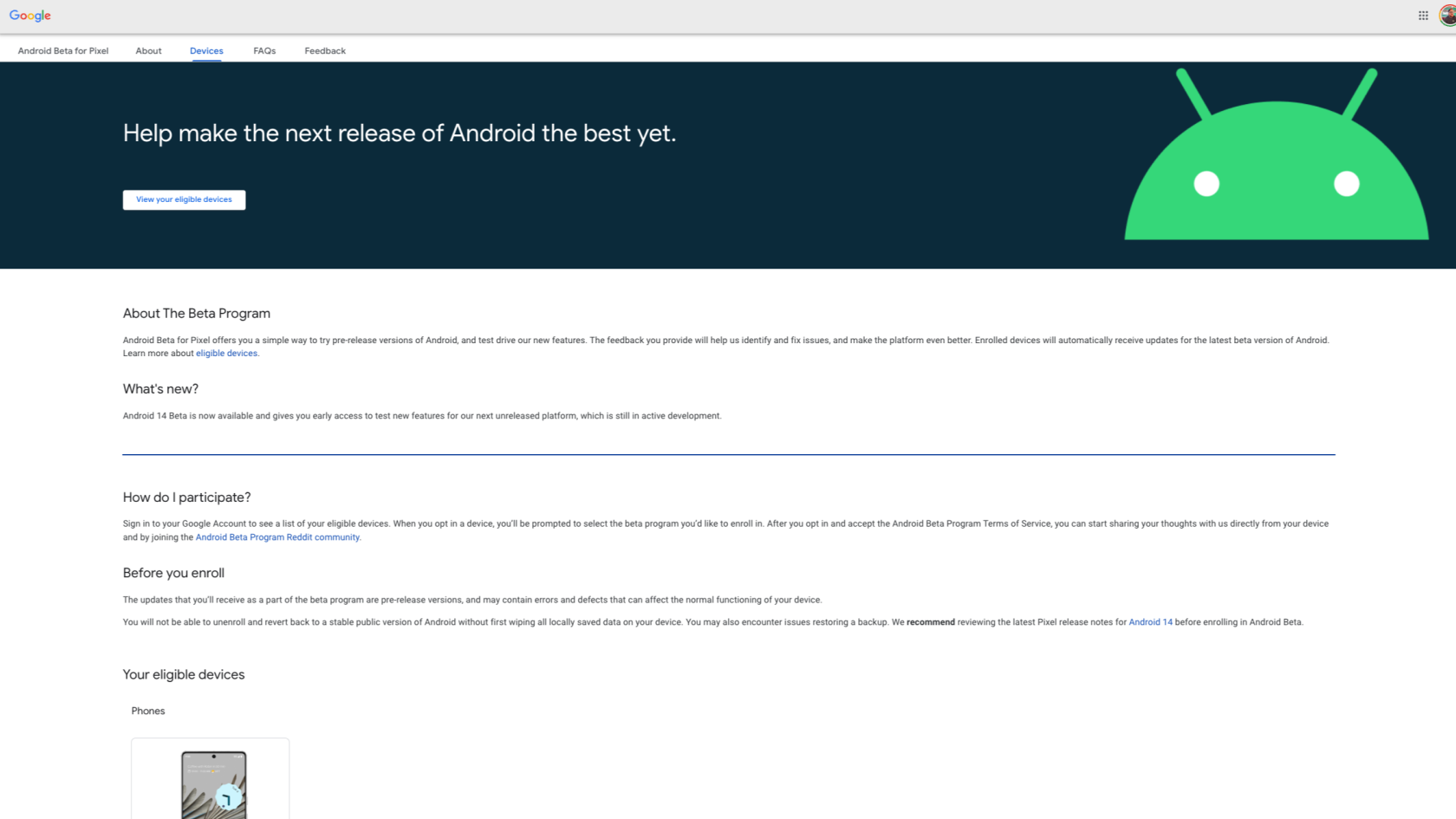 Como instalar o Android 14 Beta
