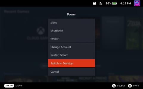 Steam Deck: come accedere alla modalità desktop