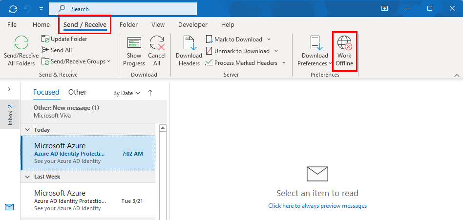 كيفية إصلاح Outlook غير متصل من خطأ الخادم: أهم 11 طريقة