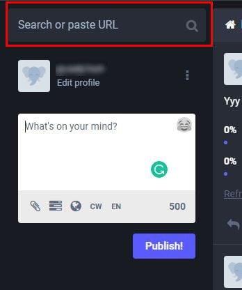 Mastodon: Cómo buscar publicaciones y personas