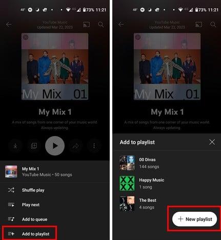 Een afspeellijst maken en bewerken op YouTube Music