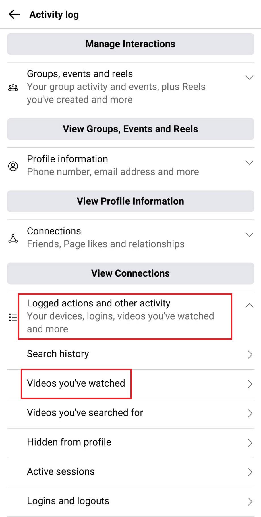 Cómo encontrar videos vistos en Facebook en 2023