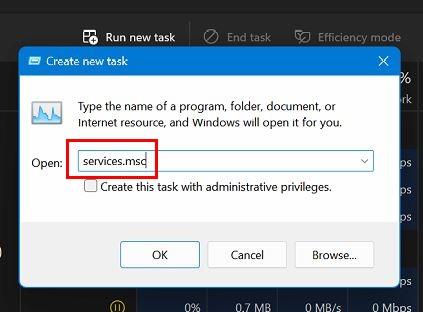 Windows 11 でサービスを開く方法