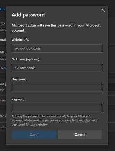 Opgeslagen wachtwoorden zoeken en wissen in Microsoft Edge