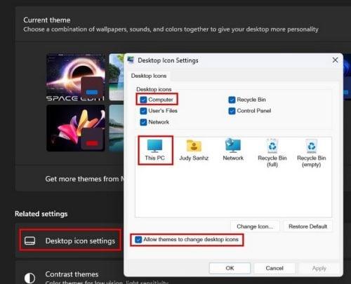 모든 Windows 11 사용자의 바탕 화면에서 이 PC 아이콘 활성화