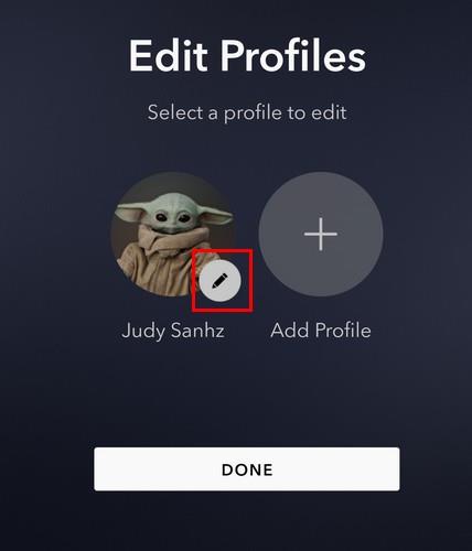 Como mudar a foto do perfil no Disney+