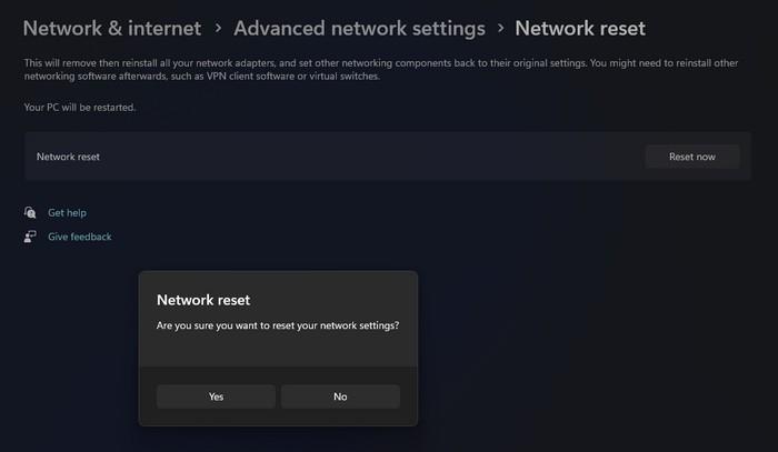 كيفية إعادة تعيين محول الشبكة في نظام التشغيل Windows 11 باستخدام إعادة تعيين الشبكة
