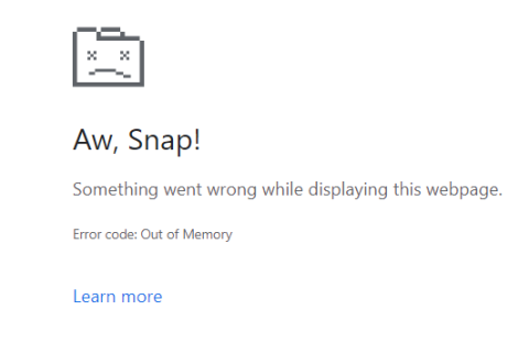 Risolto il codice di errore: memoria esaurita sui browser Web di Windows 11