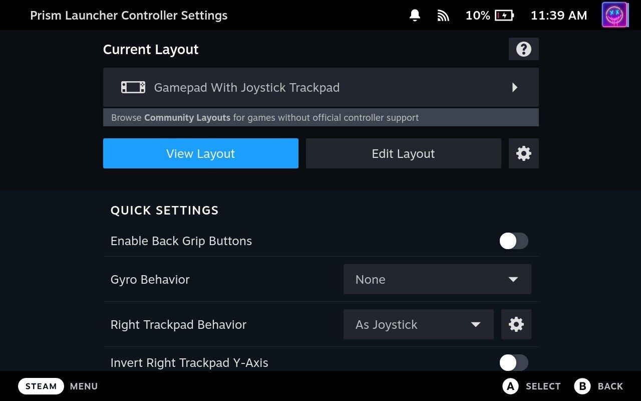 How to Use Nintendo Controls on Steam Deck