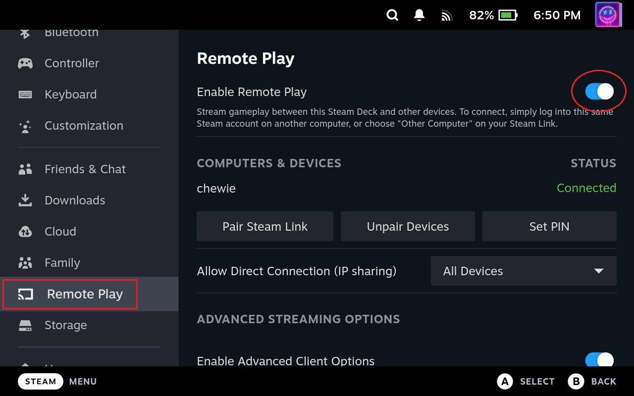 Steam Deck: So spielen Sie remote von Ihrem Computer aus