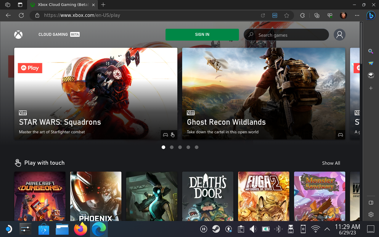 Steam デッキで Xbox Game Pass をプレイする方法