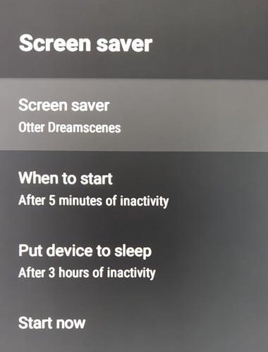 Android TV にスクリーン セーバーを追加する方法