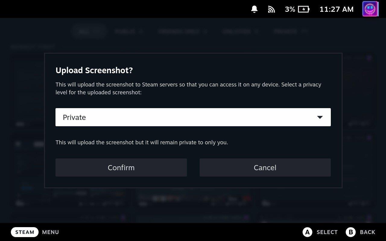 How to Take a Screenshot on Steam Deck