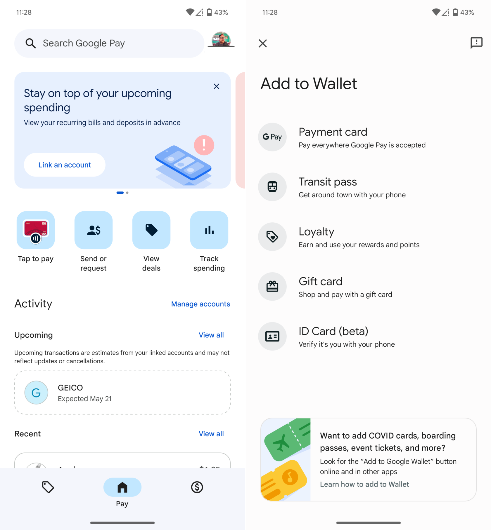 So verwenden Sie Google Pay auf Android