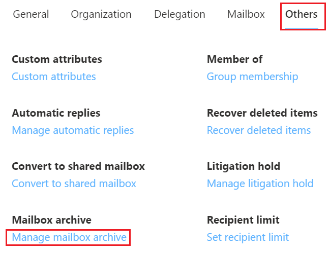 [RISOLTO]: Archivio in linea di Office 365 in attesa