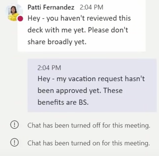 Un modo semplice per disabilitare la chat in Teams Meeting (2022)