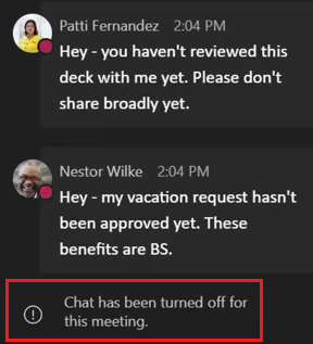Un modo semplice per disabilitare la chat in Teams Meeting (2022)