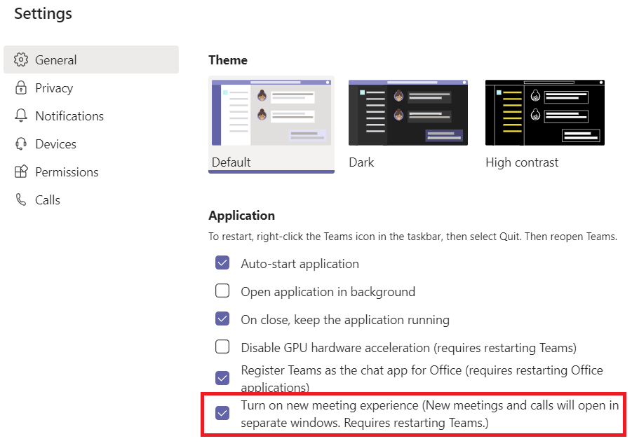 Nuova esperienza di riunione di Microsoft Teams: Splendid Look (2022)