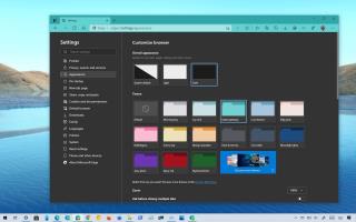 Cách đặt chủ đề và màu sắc khác nhau trên Microsoft Edge