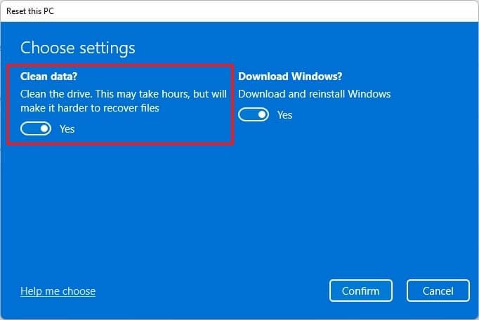 How to factory reset Windows 11 removing everything