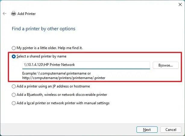 How to share printer in network on Windows 11