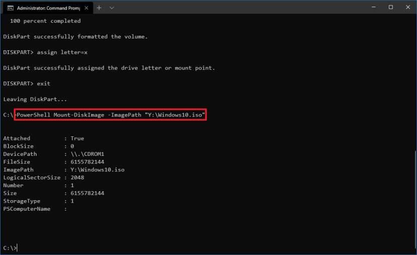 How to create Windows 10 bootable USB with Command Prompt