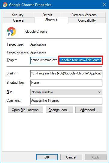 How to enable Tab Search on Google Chrome